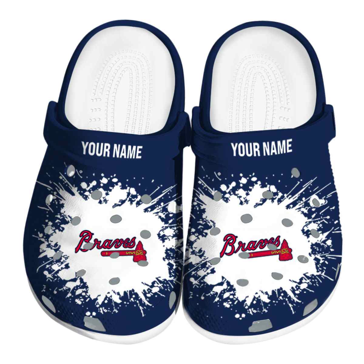 footwearmerch atlanta braves mlb sport crocs crocband clogs shoes comfortable for men women and kids sgcti