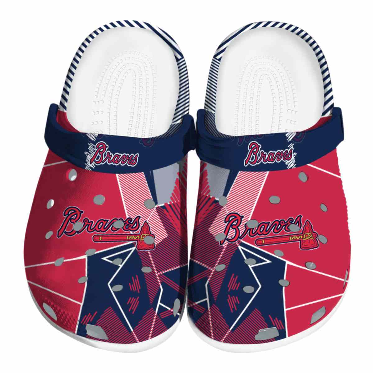 footwearmerch atlanta braves mlb sport crocs crocband clogs shoes comfortable for men women and kids tj7t2