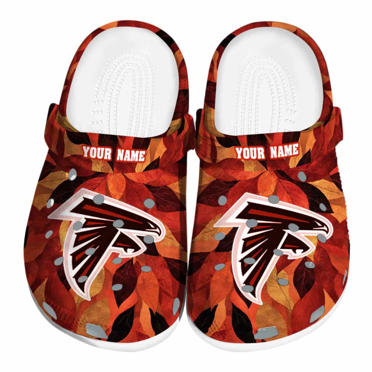 footwearmerch atlanta falcons nfl sport crocs crocband clogs shoes comfortable for men women and kids arukm