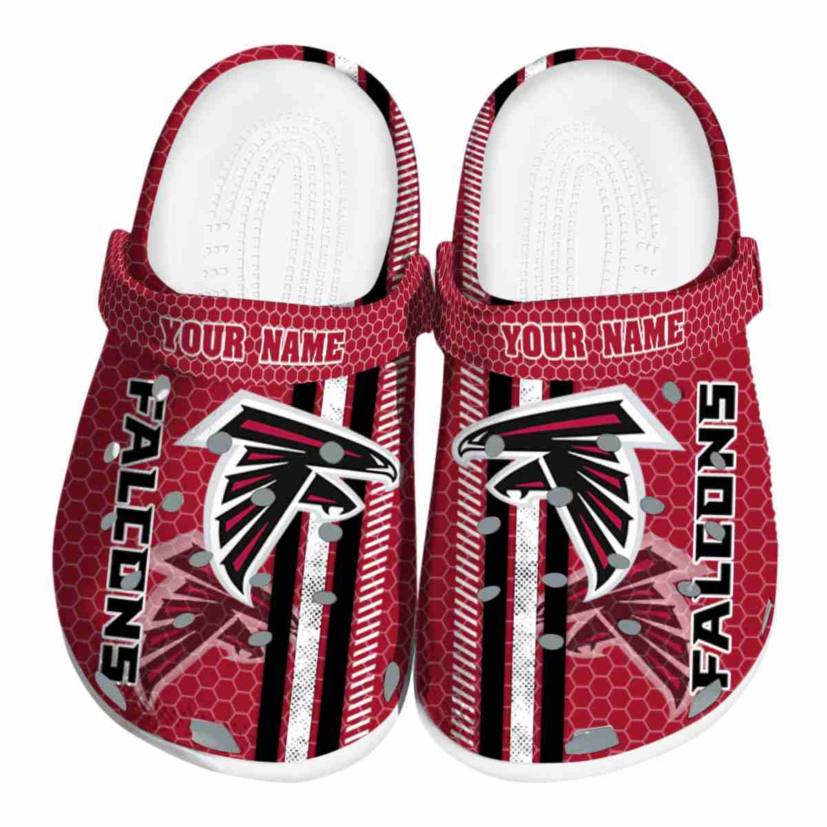 footwearmerch atlanta falcons nfl sport crocs crocband clogs shoes comfortable for men women and kids c1a1n