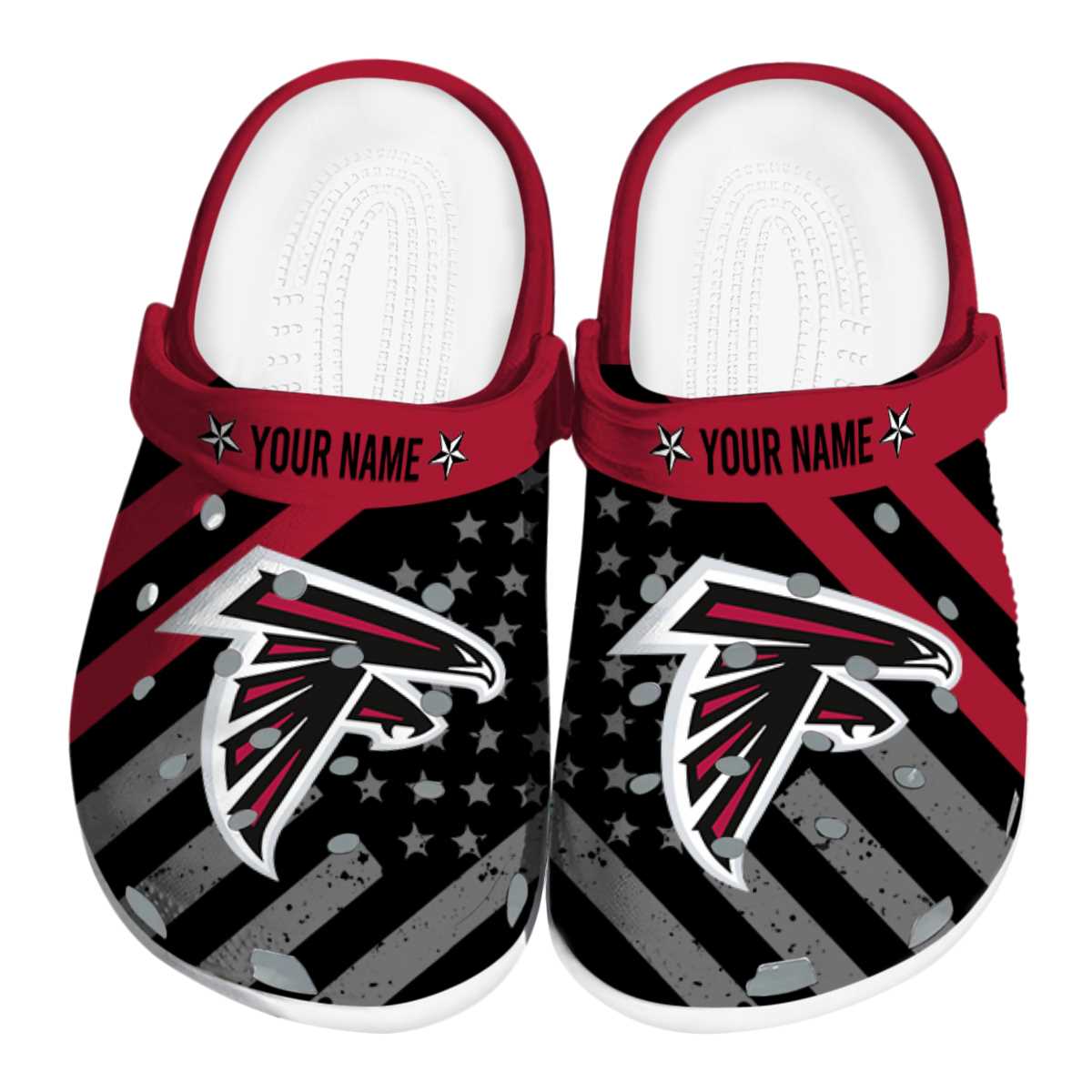 footwearmerch atlanta falcons nfl sport crocs crocband clogs shoes comfortable for men women and kids cxygd