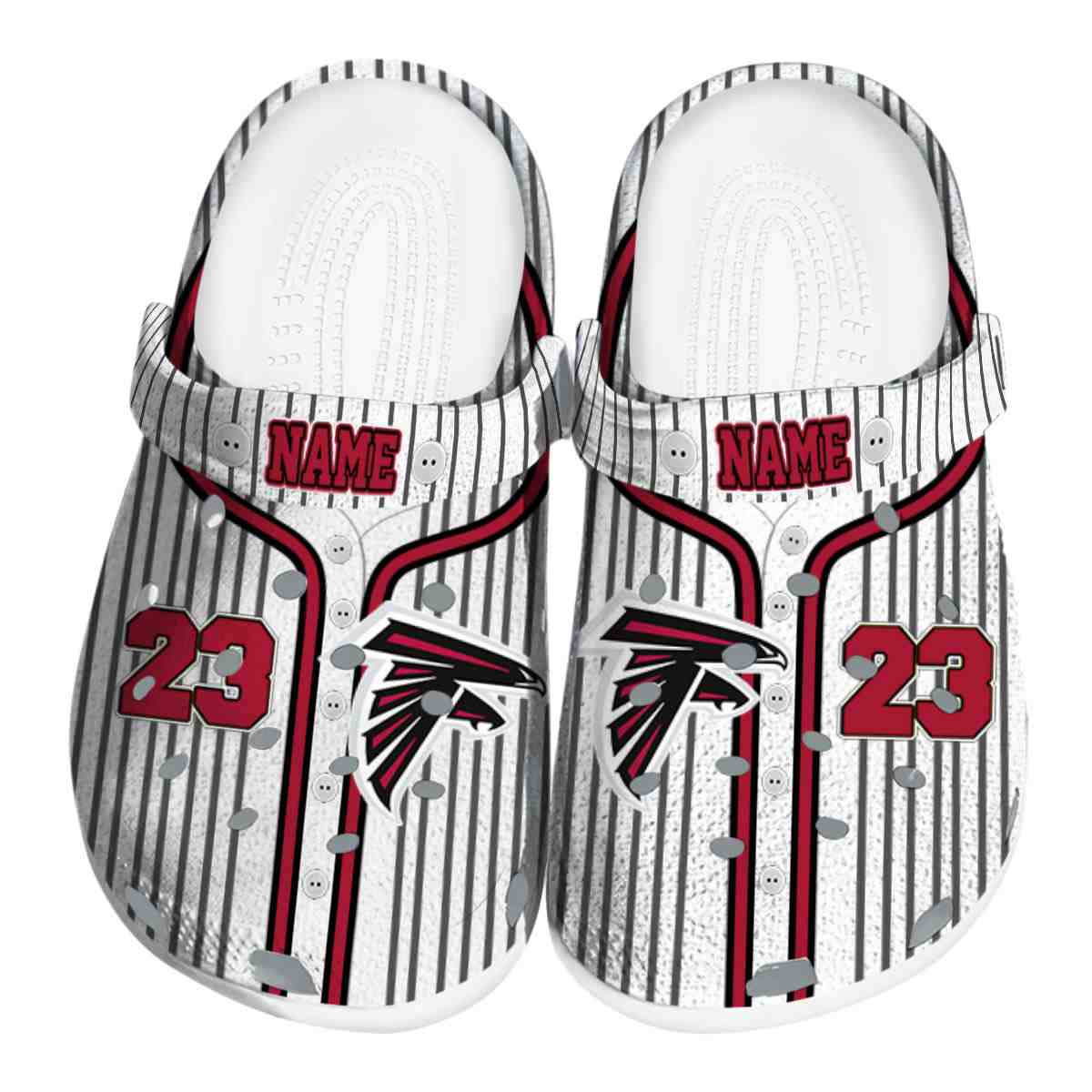 footwearmerch atlanta falcons nfl sport crocs crocband clogs shoes comfortable for men women and kids gk9pk