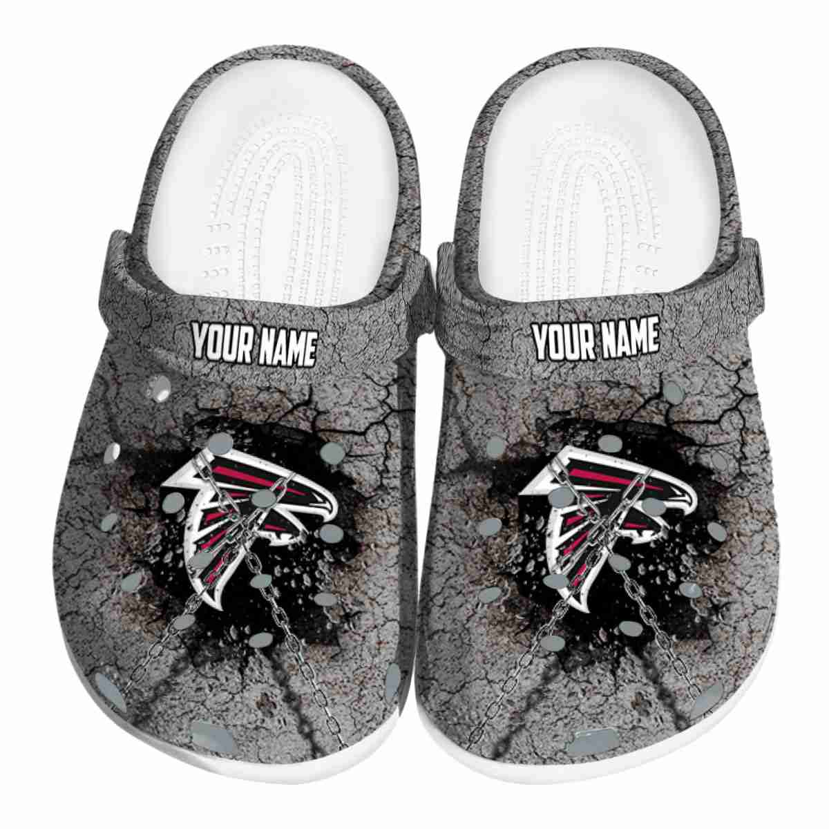footwearmerch atlanta falcons nfl sport crocs crocband clogs shoes comfortable for men women and kids igpj5