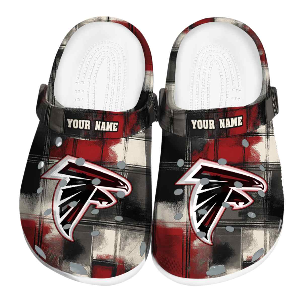 footwearmerch atlanta falcons nfl sport crocs crocband clogs shoes comfortable for men women and kids irzey