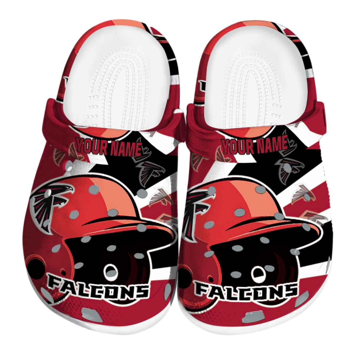 footwearmerch atlanta falcons nfl sport crocs crocband clogs shoes comfortable for men women and kids n0lmb