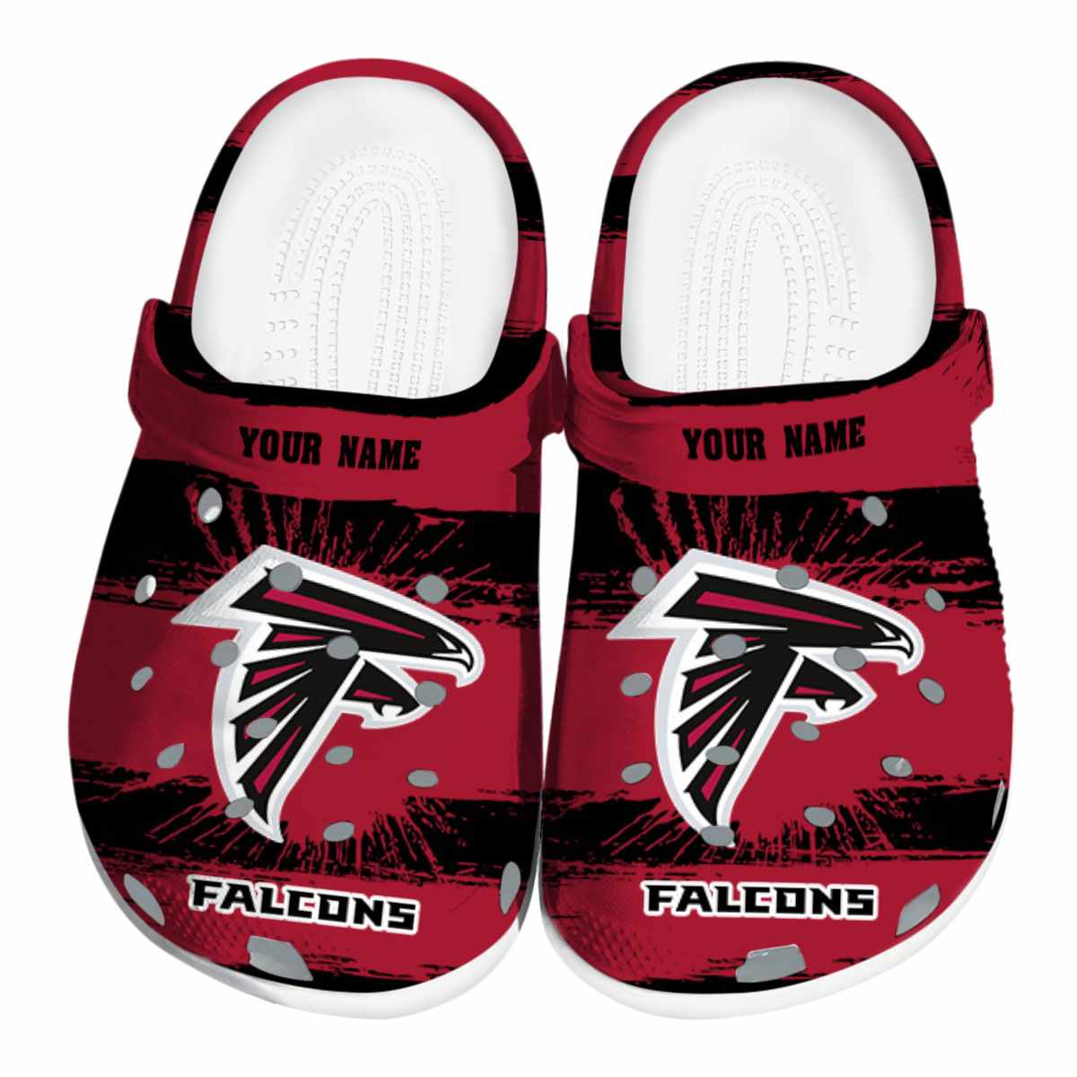 footwearmerch atlanta falcons nfl sport crocs crocband clogs shoes comfortable for men women and kids o8wb5
