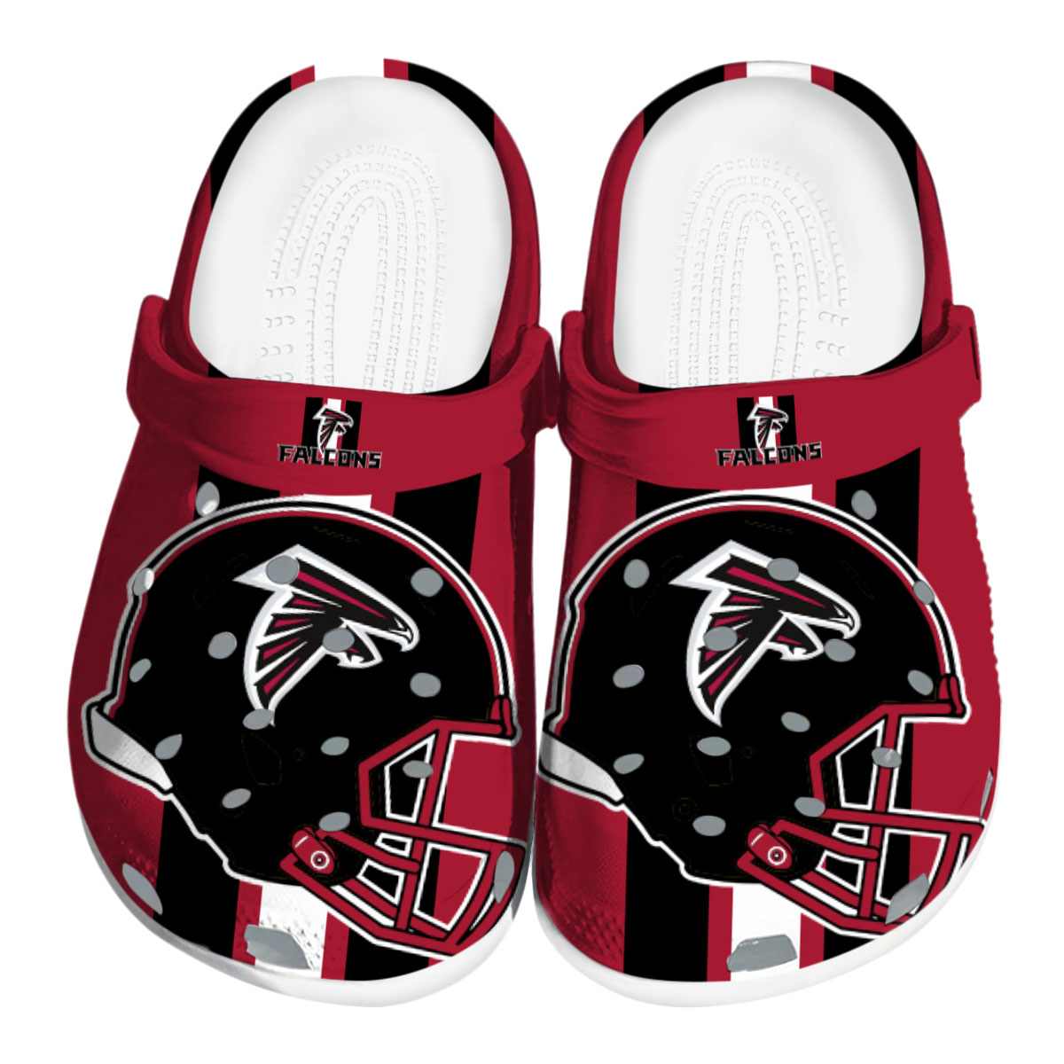 footwearmerch atlanta falcons nfl sport crocs crocband clogs shoes comfortable for men women and kids qarhs
