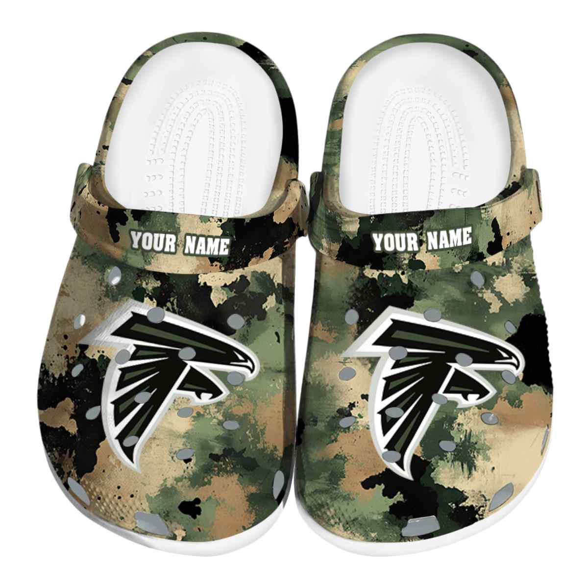 footwearmerch atlanta falcons nfl sport crocs crocband clogs shoes comfortable for men women and kids qypyi