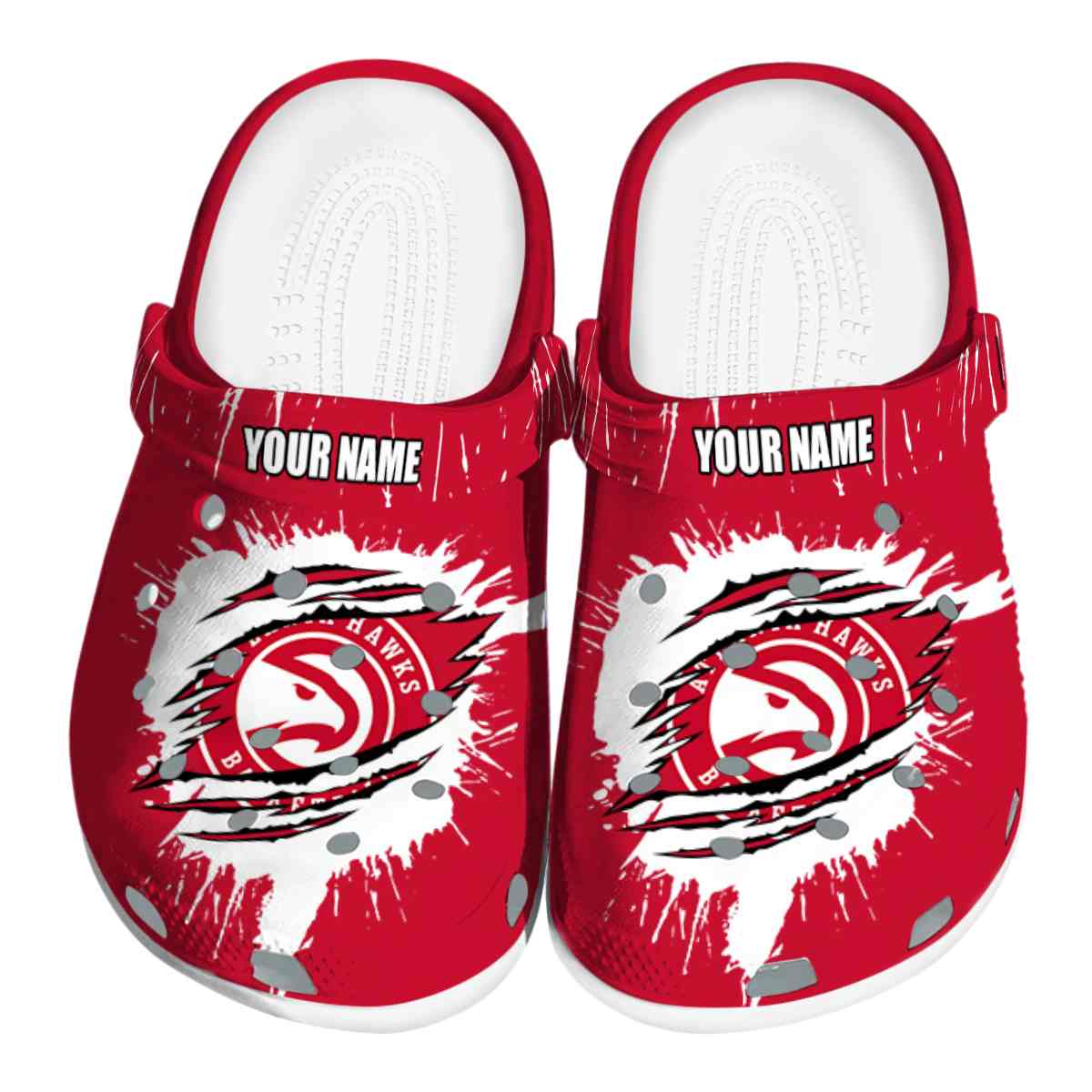 footwearmerch atlanta hawks nba sport crocs crocband clogs shoes comfortable for men women and kids birgb