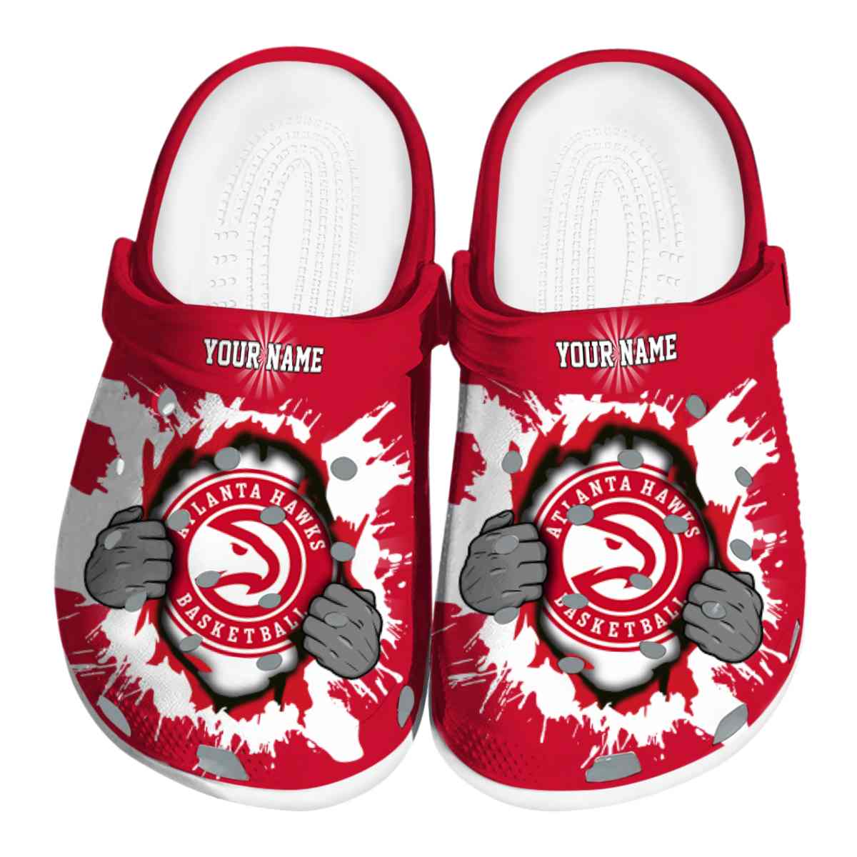 footwearmerch atlanta hawks nba sport crocs crocband clogs shoes comfortable for men women and kids jruas