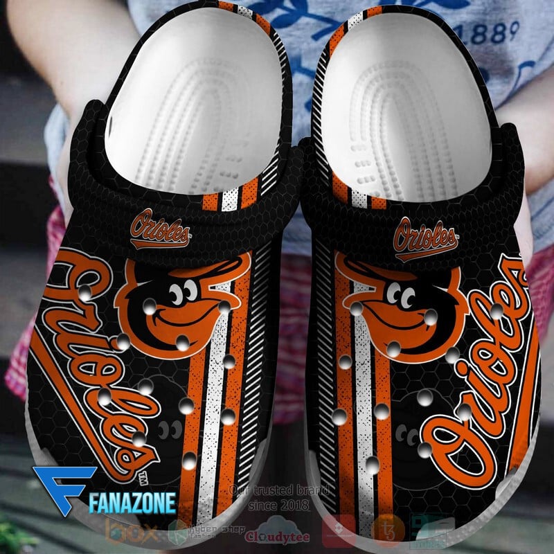 footwearmerch baltimore orioles mlb sport crocs clogs crocband shoes comfortable for men women and kids 86tjs