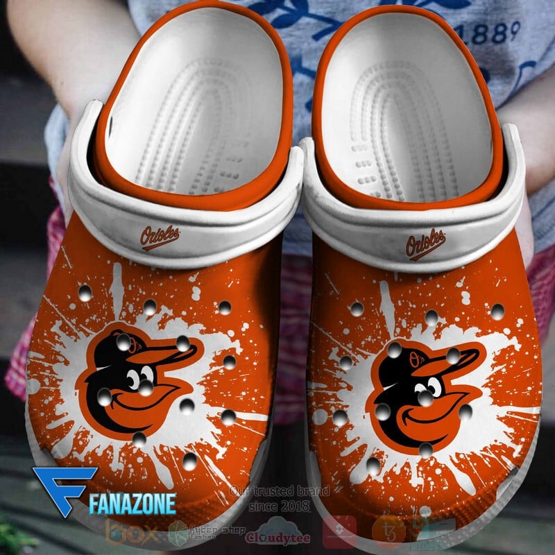 footwearmerch baltimore orioles mlb sport crocs clogs crocband shoes comfortable for men women and kids kr9oc