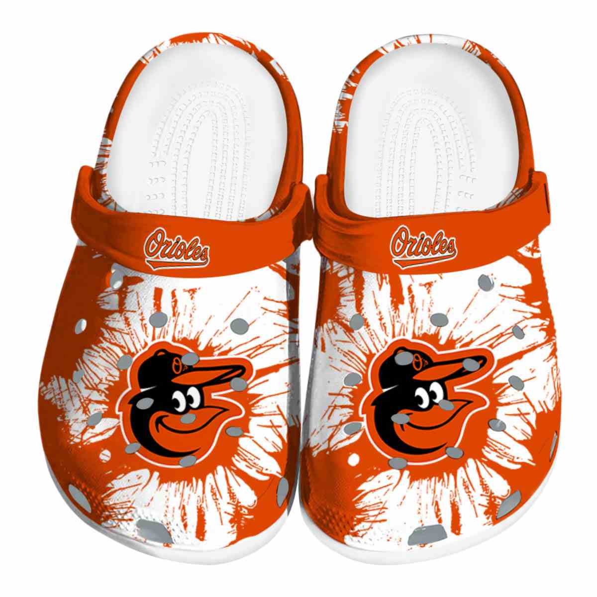 footwearmerch baltimore orioles mlb sport crocs crocband clogs shoes comfortable for men women and kids 4oaac
