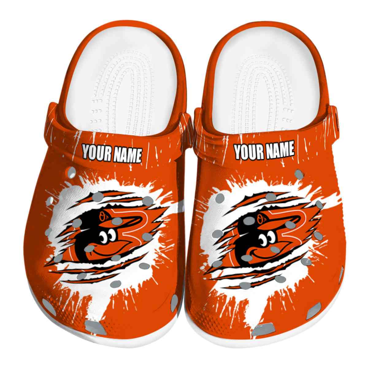 footwearmerch baltimore orioles mlb sport crocs crocband clogs shoes comfortable for men women and kids hma6i