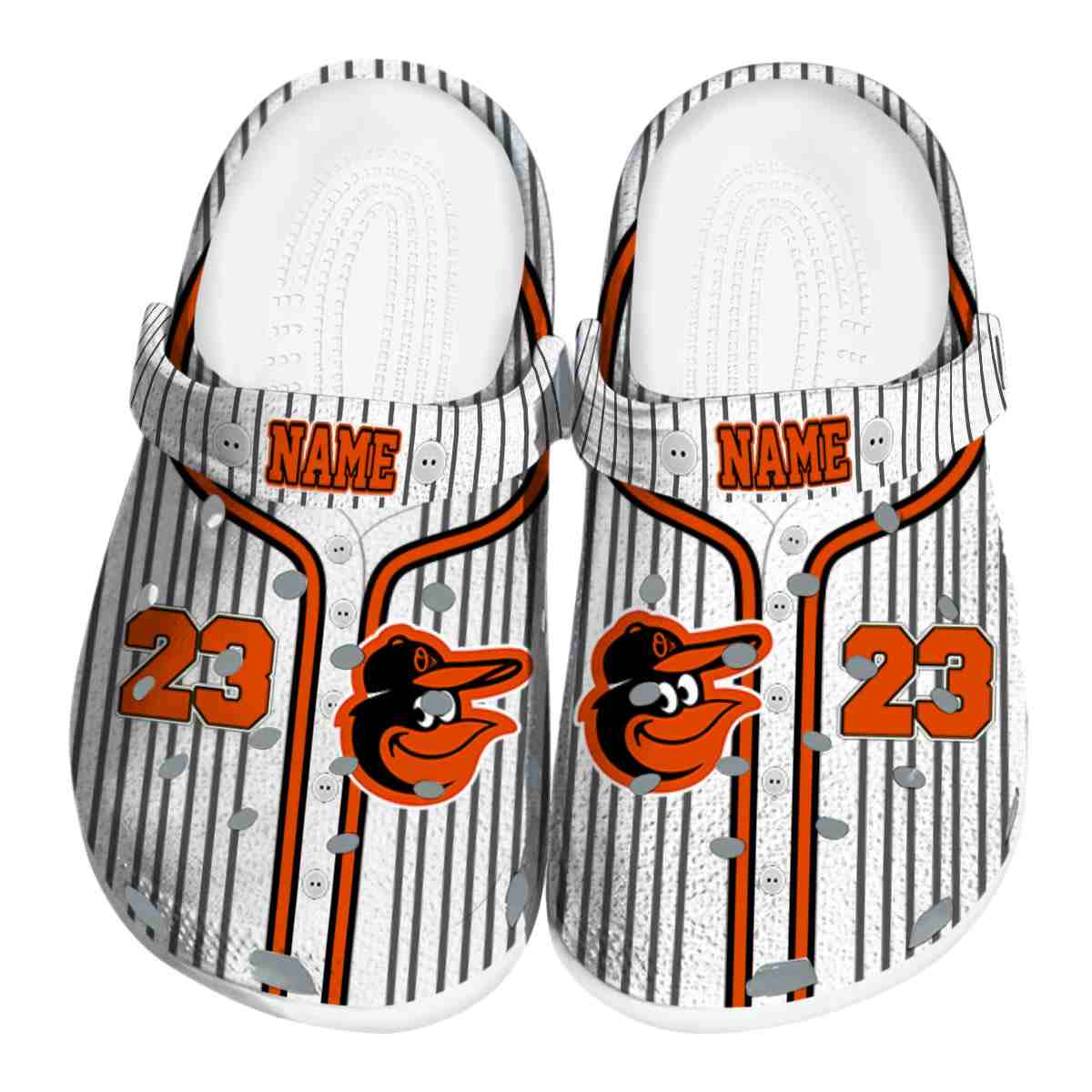 footwearmerch baltimore orioles mlb sport crocs crocband clogs shoes comfortable for men women and kids iptnp