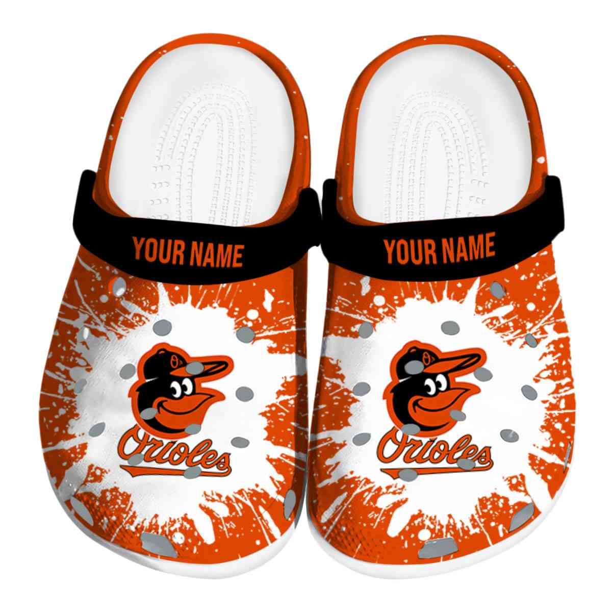footwearmerch baltimore orioles mlb sport crocs crocband clogs shoes comfortable for men women and kids nqr1o