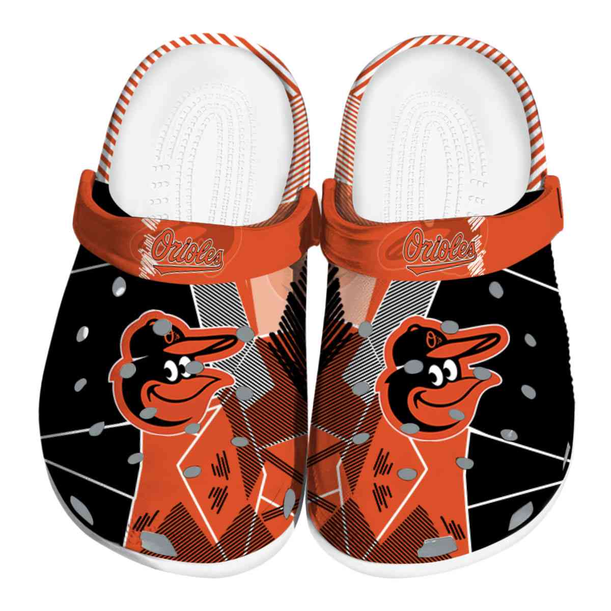 footwearmerch baltimore orioles mlb sport crocs crocband clogs shoes comfortable for men women and kids vio4x