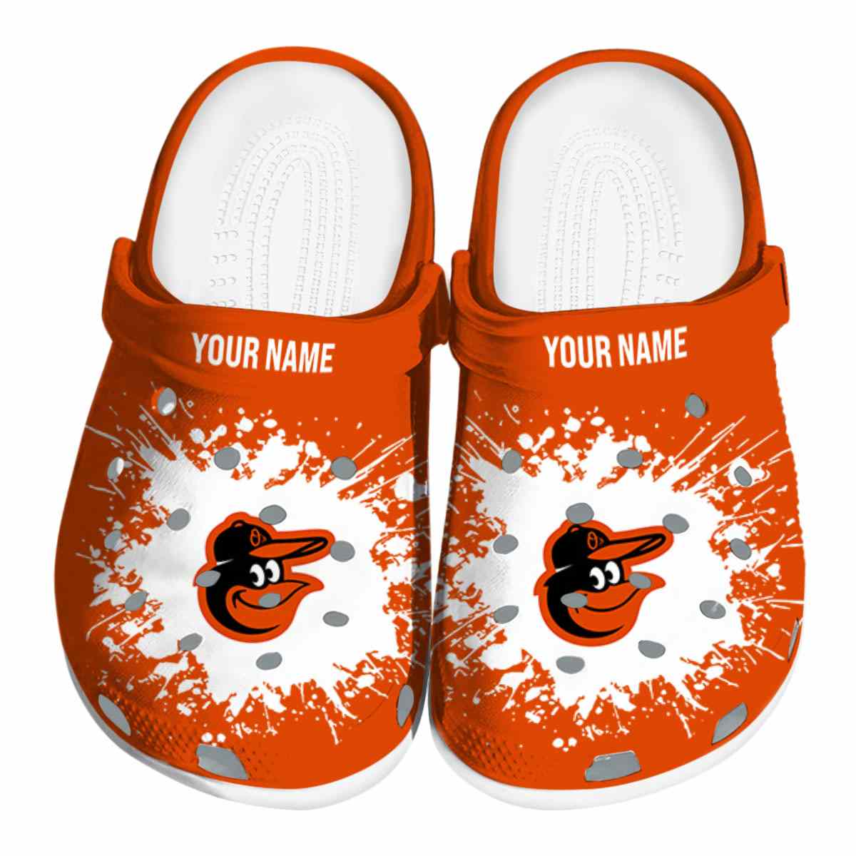 footwearmerch baltimore orioles mlb sport crocs crocband clogs shoes comfortable for men women and kids zfgta