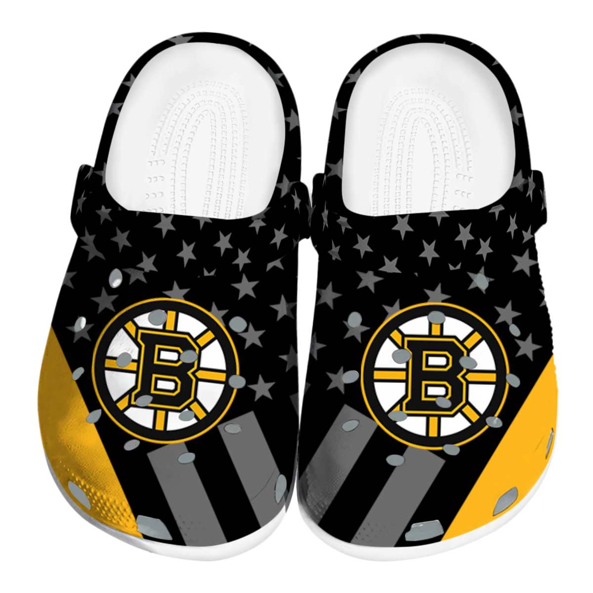 footwearmerch boston bruins nhl sport crocs crocband clogs shoes comfortable for men women and kids 5nnxf