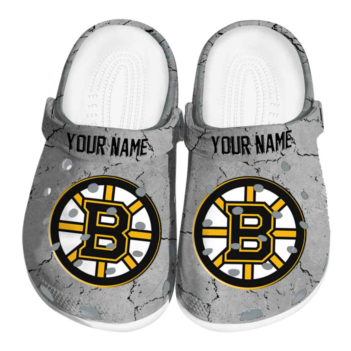 footwearmerch boston bruins nhl sport crocs crocband clogs shoes comfortable for men women and kids i39xr