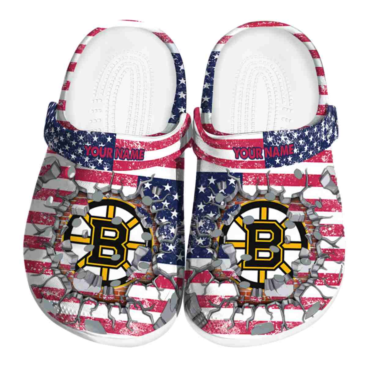 footwearmerch boston bruins nhl sport crocs crocband clogs shoes comfortable for men women and kids j0olh