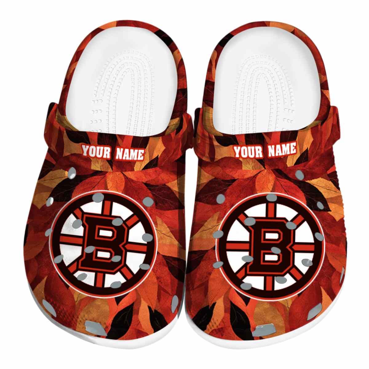 footwearmerch boston bruins nhl sport crocs crocband clogs shoes comfortable for men women and kids lkbdr