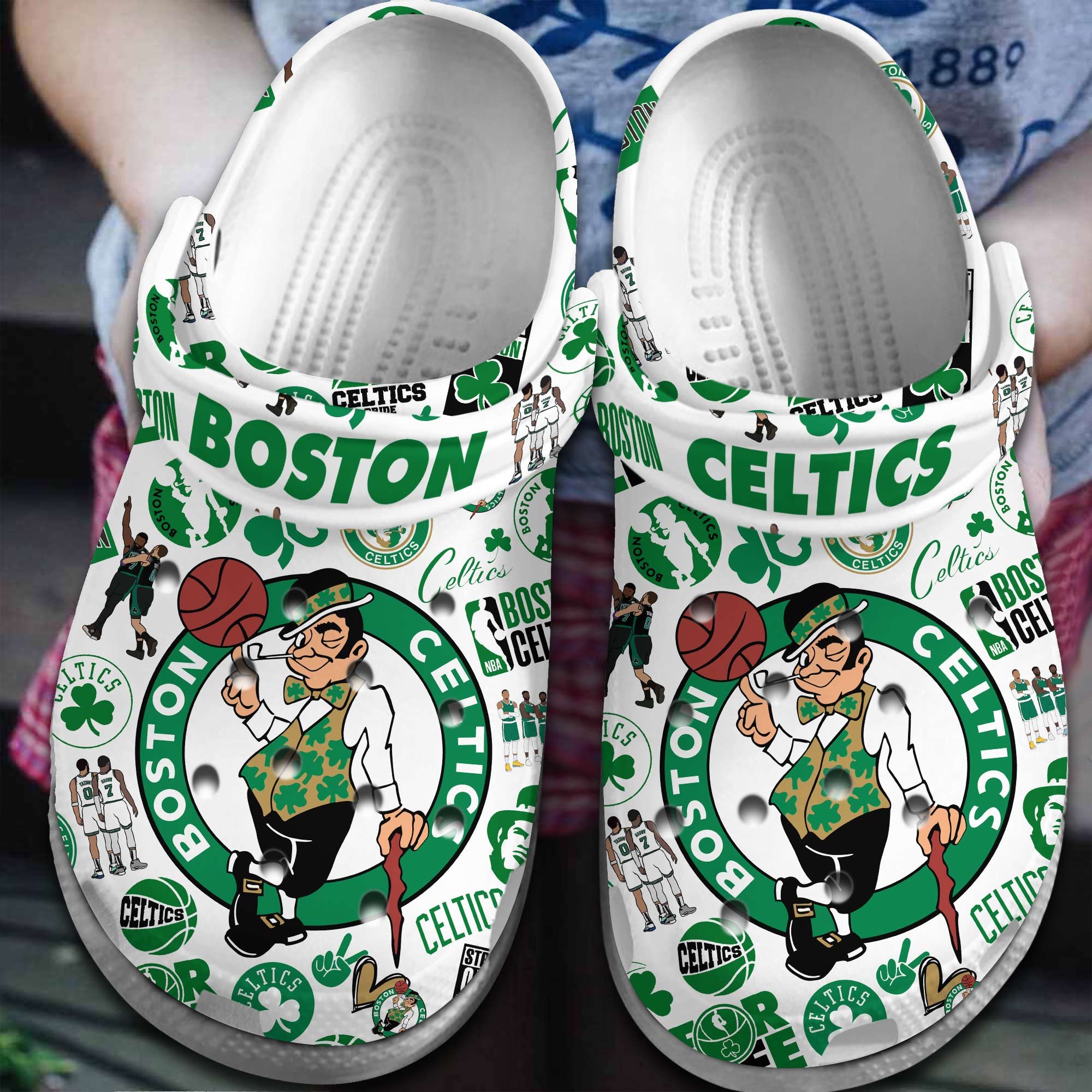 footwearmerch boston celtics nba sport crocs crocband clogs shoes comfortable for men women and kids 6yfek
