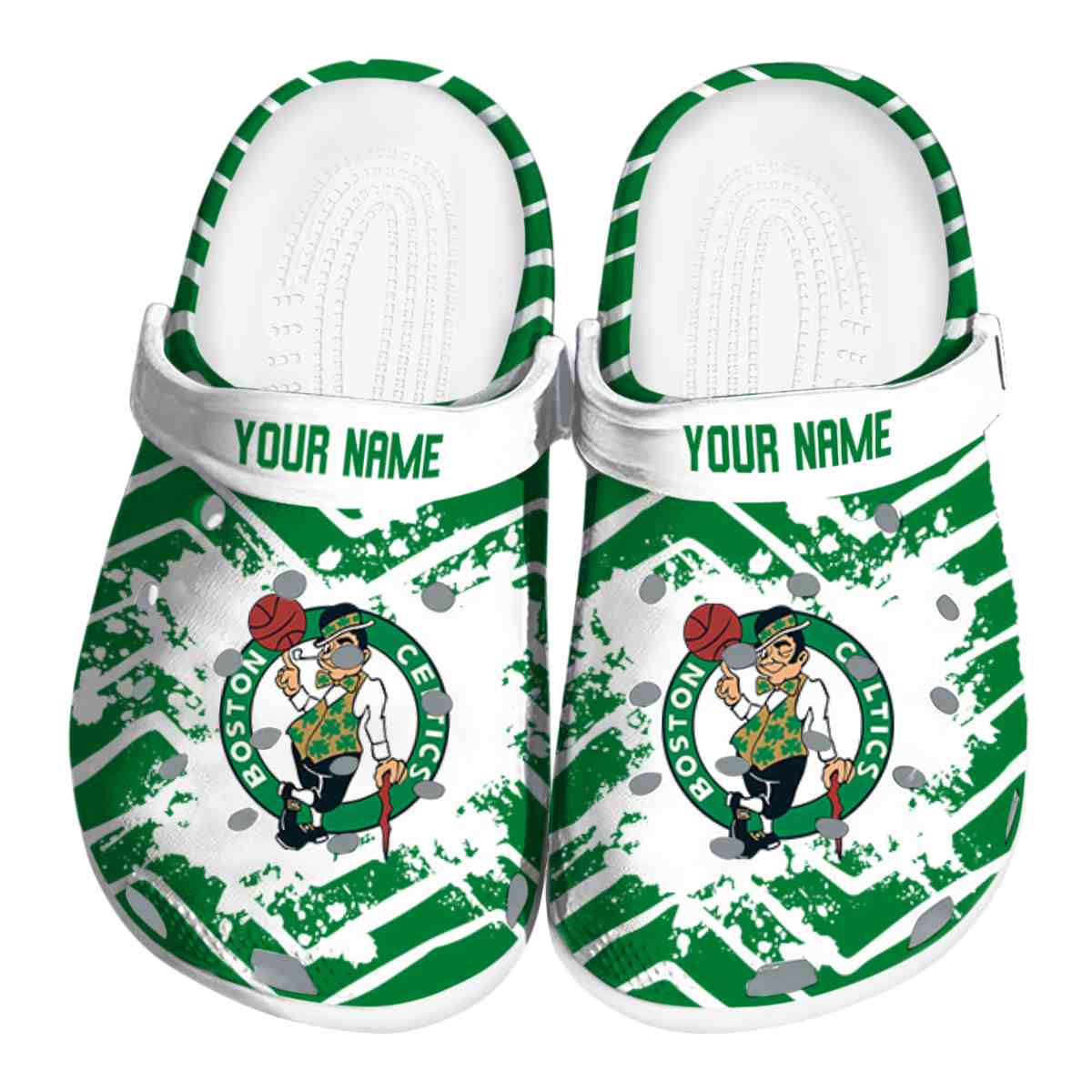 footwearmerch boston celtics nba sport crocs crocband clogs shoes comfortable for men women and kids c1mcw