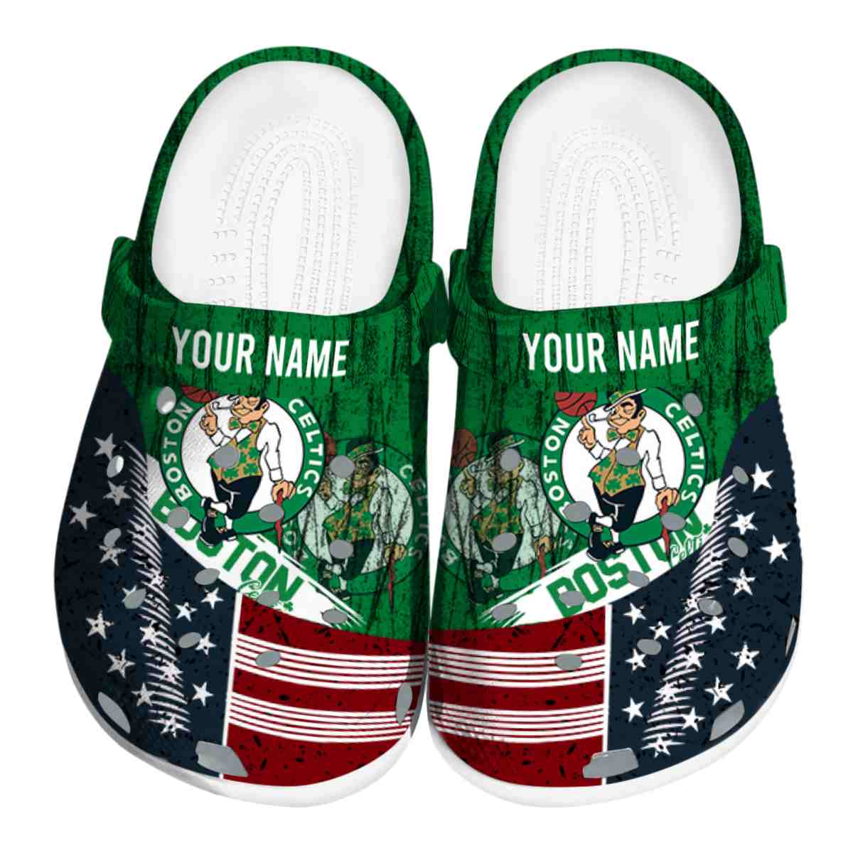 footwearmerch boston celtics nba sport crocs crocband clogs shoes comfortable for men women and kids f5kln