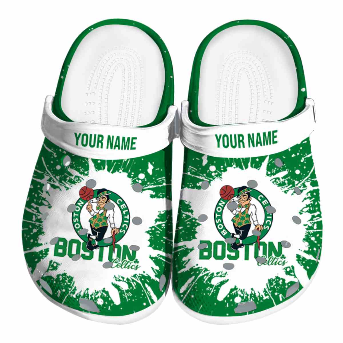 footwearmerch boston celtics nba sport crocs crocband clogs shoes comfortable for men women and kids jgguw