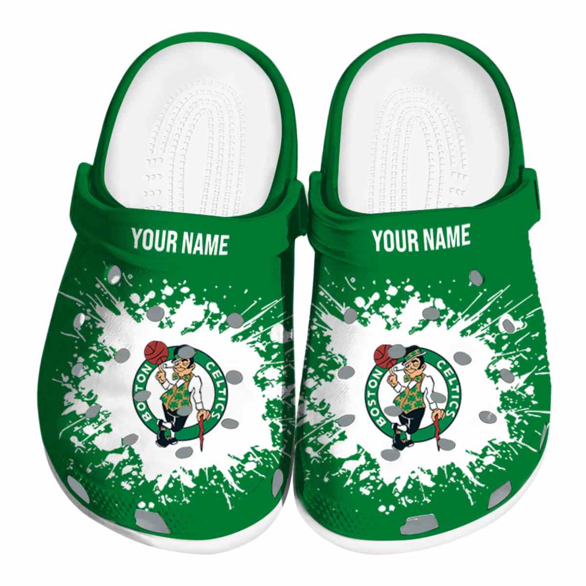 footwearmerch boston celtics nba sport crocs crocband clogs shoes comfortable for men women and kids lze6i