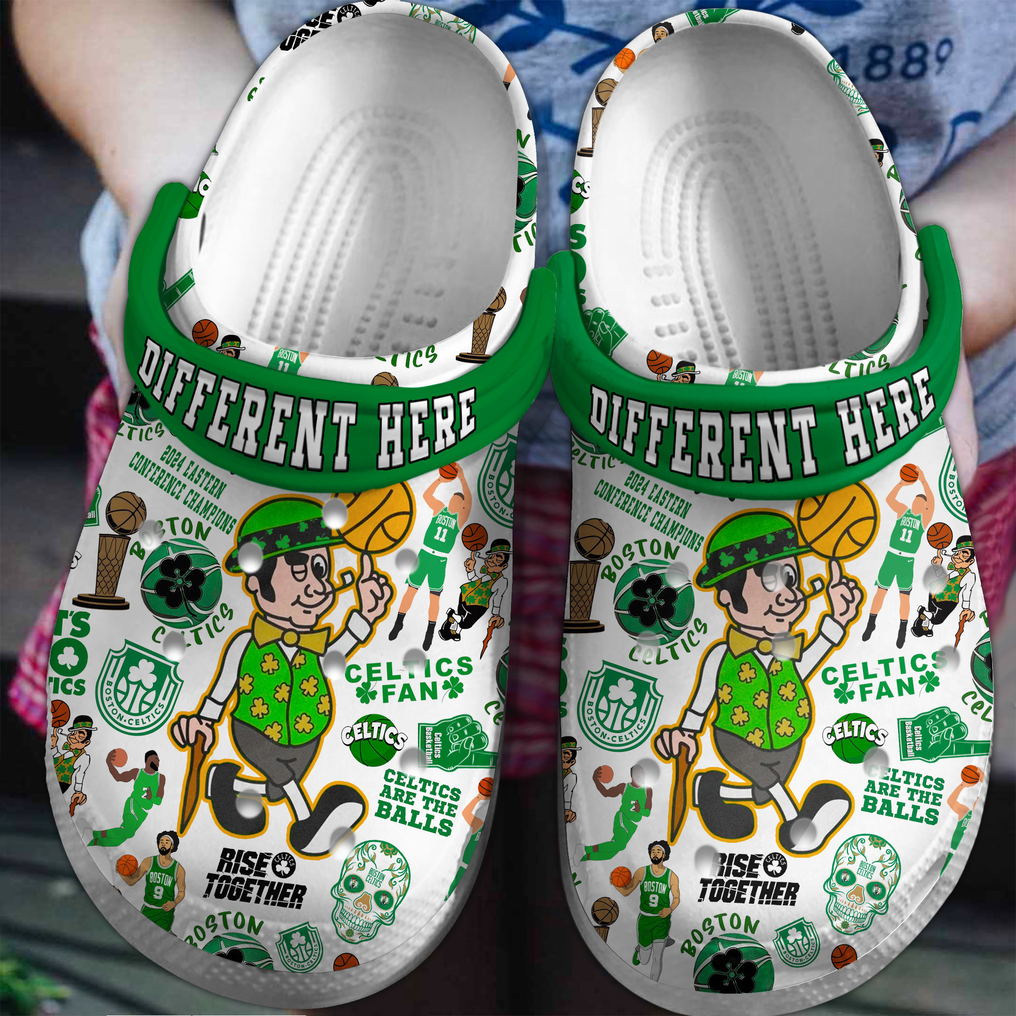 footwearmerch boston celtics nba sport crocs crocband clogs shoes comfortable for men women and kids mipdy