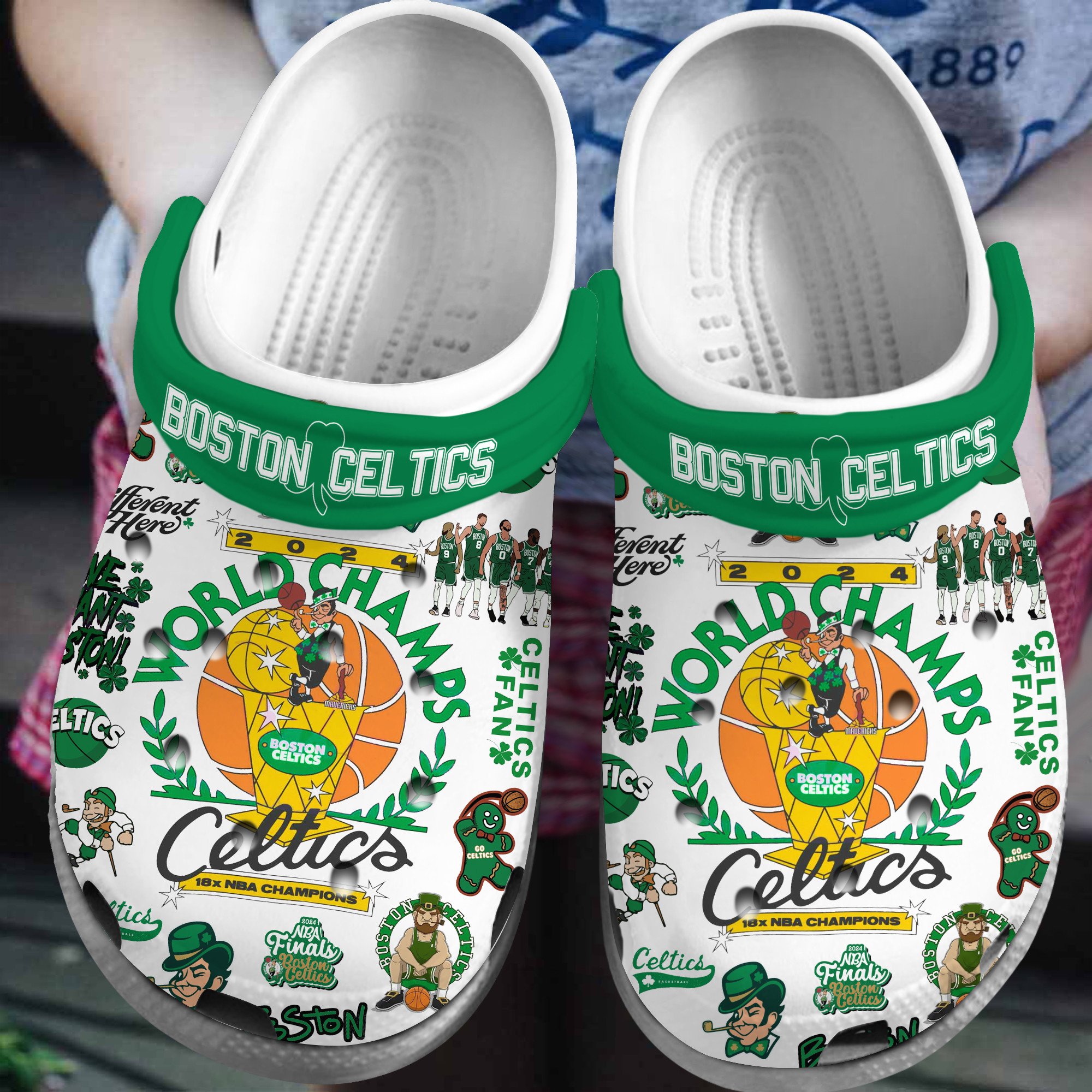 footwearmerch boston celtics nba sport crocs crocband clogs shoes comfortable for men women and kids xsvug