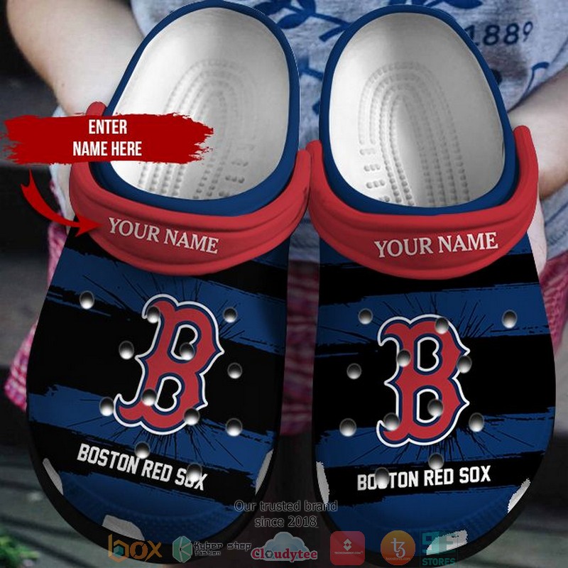 footwearmerch boston red sox mlb sport crocs crocband clogs shoes comfortable for men women and kids 7fyqw
