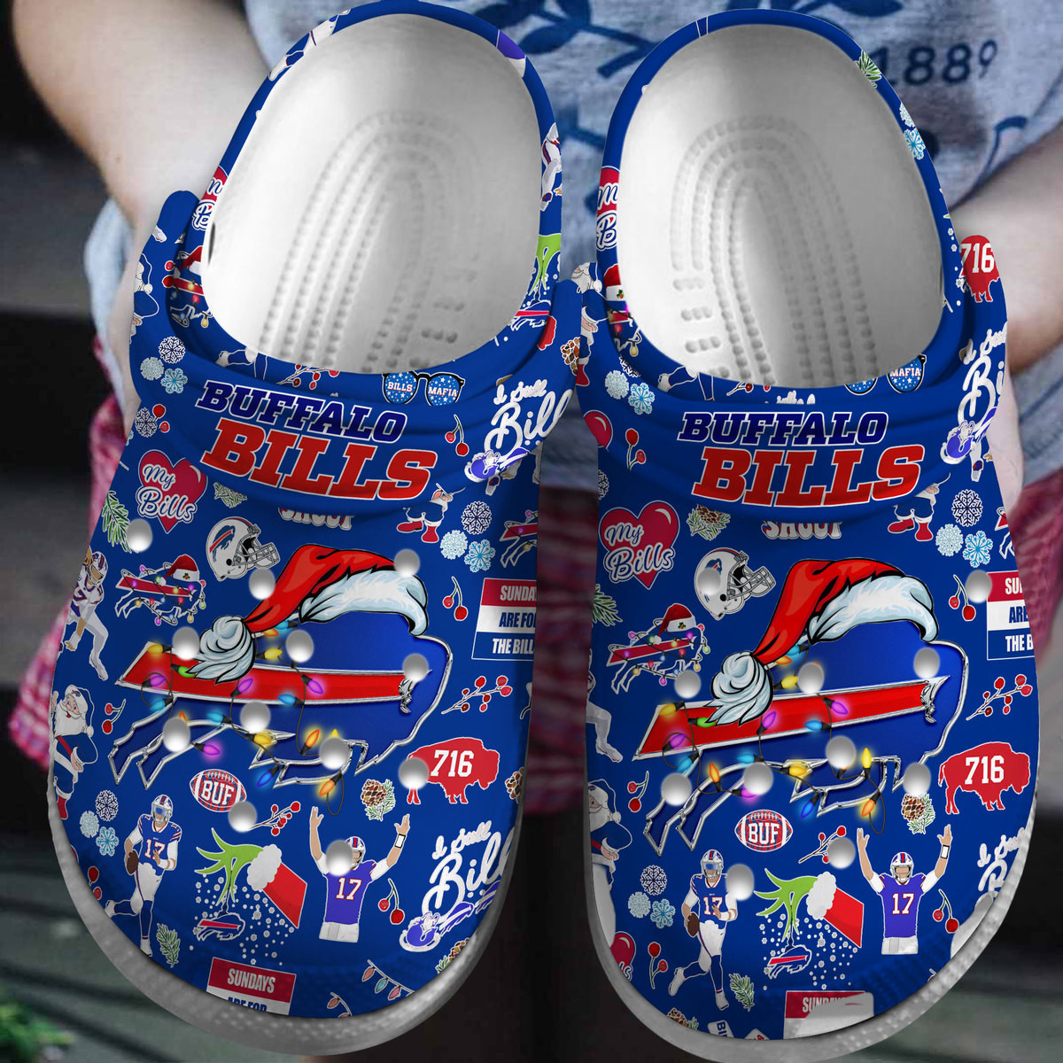 footwearmerch buffalo bills nfl sport crocs crocband clogs shoes comfortable for men women and kids eo1eg