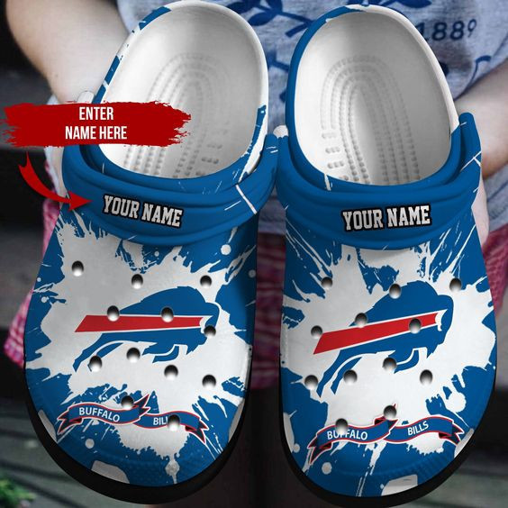 footwearmerch buffalo bills nfl sport crocs crocband clogs shoes comfortable for men women and kids ep147