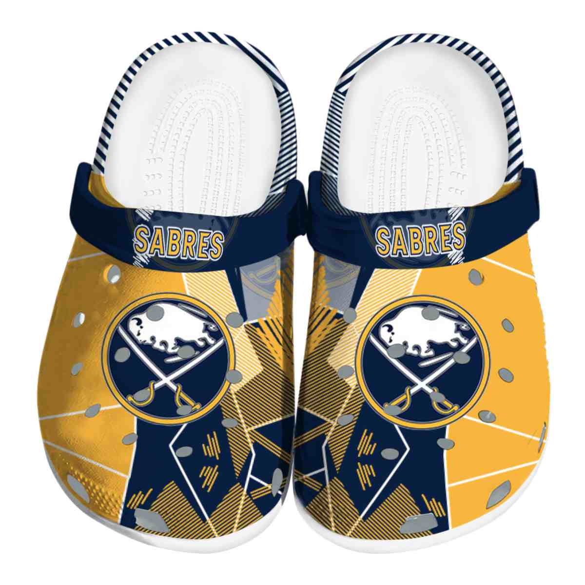 footwearmerch buffalo sabres nhl sport crocs crocband clogs shoes comfortable for men women and kids b6qhn