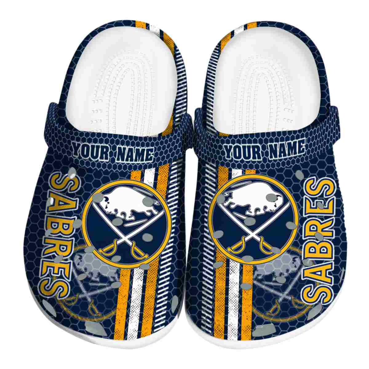footwearmerch buffalo sabres nhl sport crocs crocband clogs shoes comfortable for men women and kids gekgn