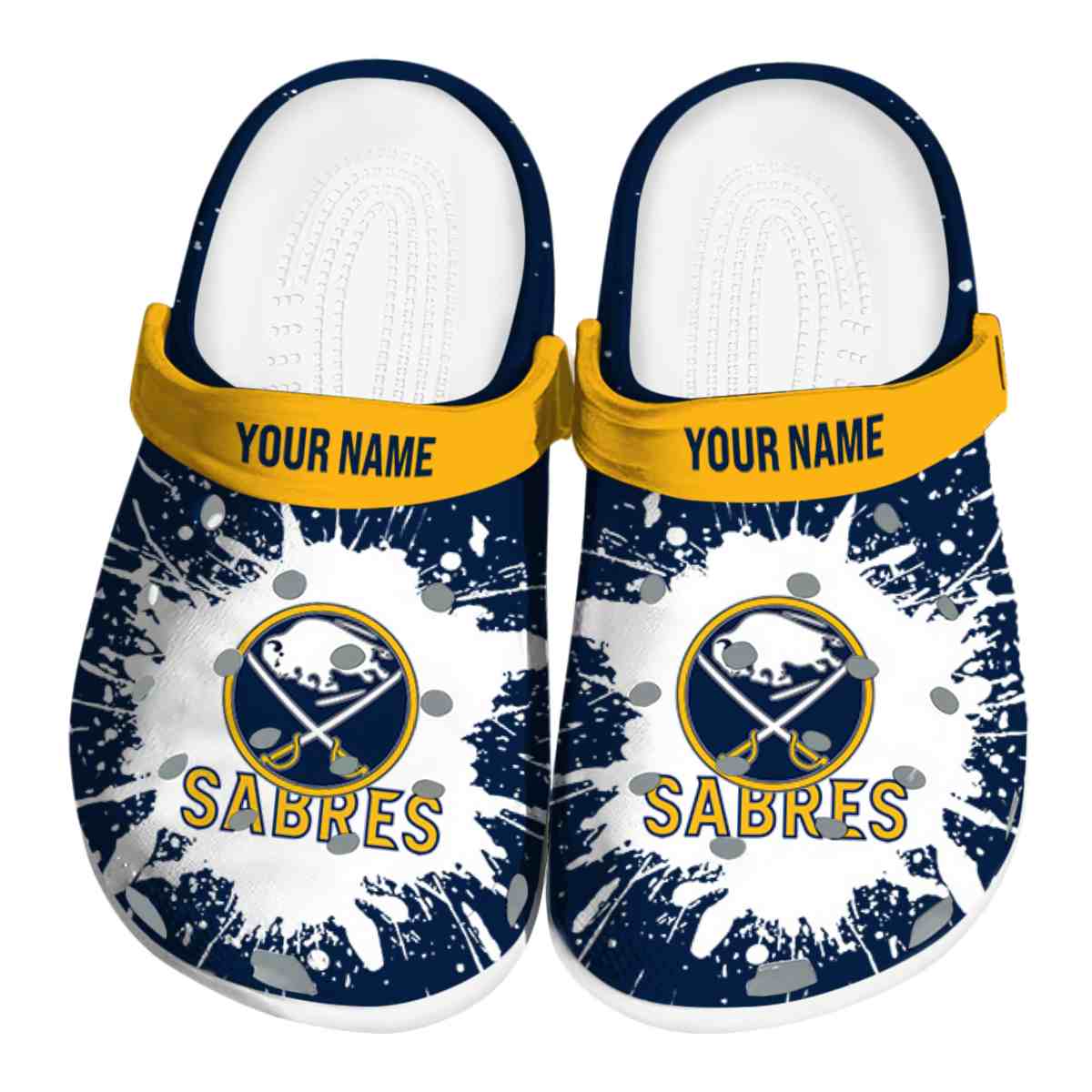 footwearmerch buffalo sabres nhl sport crocs crocband clogs shoes comfortable for men women and kids pafps