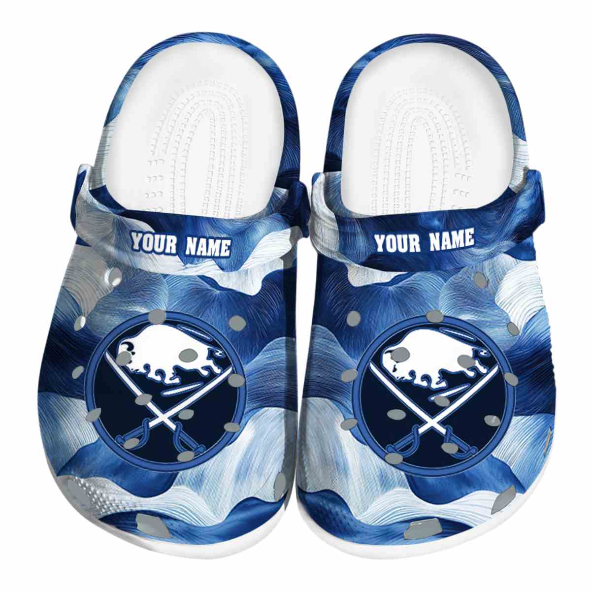 footwearmerch buffalo sabres nhl sport crocs crocband clogs shoes comfortable for men women and kids rhuka