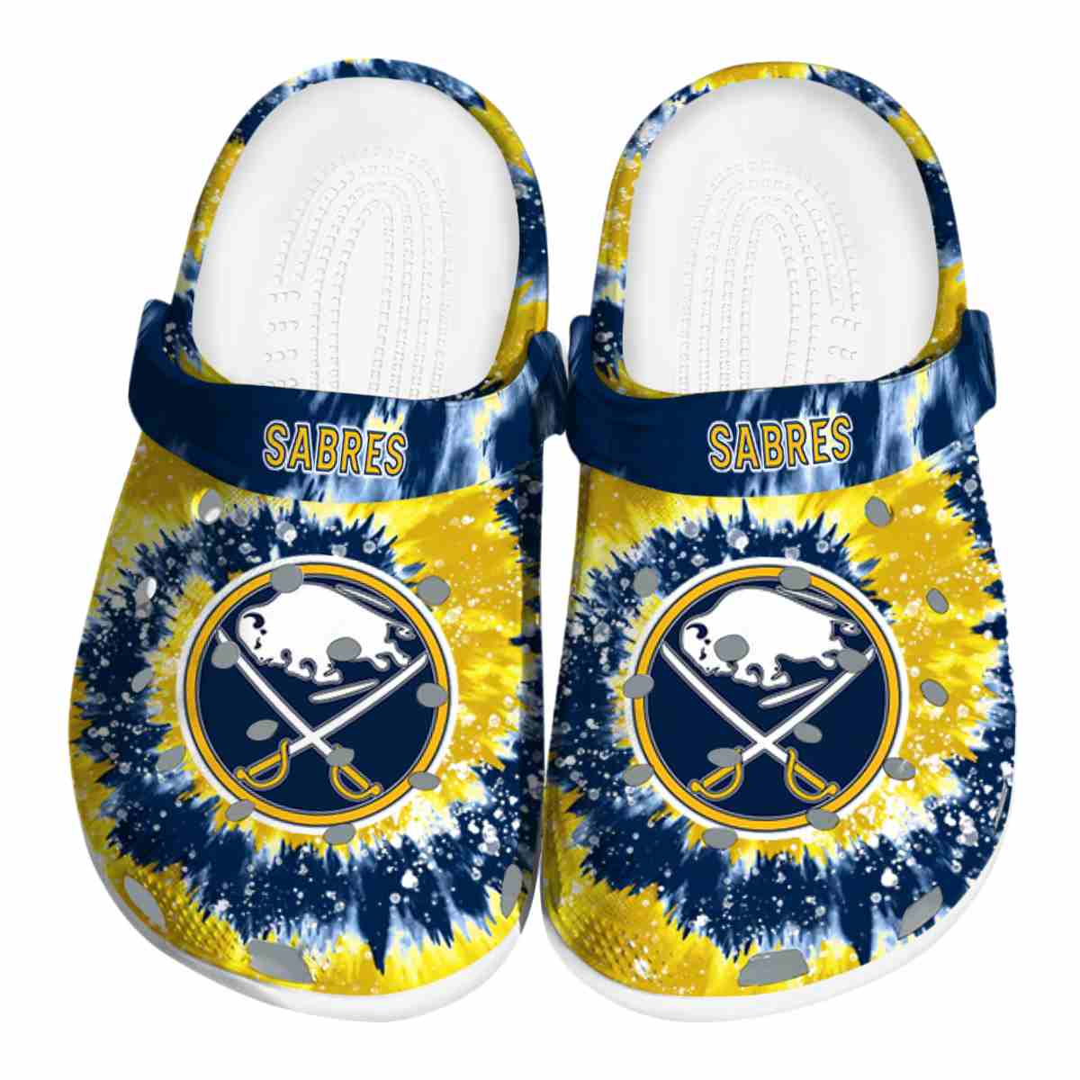 footwearmerch buffalo sabres nhl sport crocs crocband clogs shoes comfortable for men women and kids vhs2g