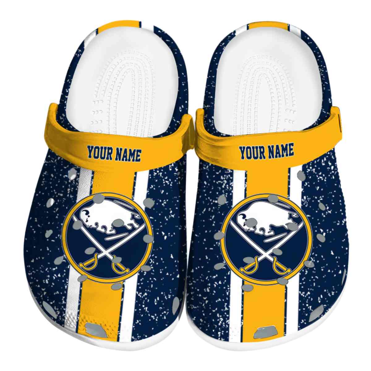footwearmerch buffalo sabres nhl sport crocs crocband clogs shoes comfortable for men women and kids woqob