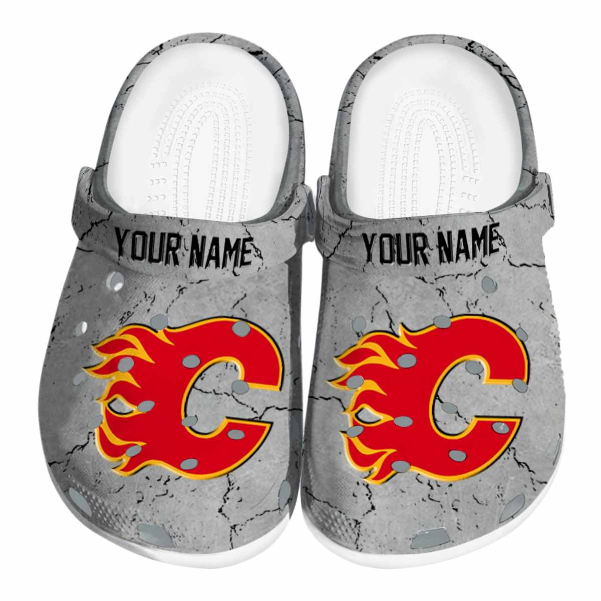footwearmerch calgary flames nhl sport crocs crocband clogs shoes comfortable for men women and kids 4rpvw