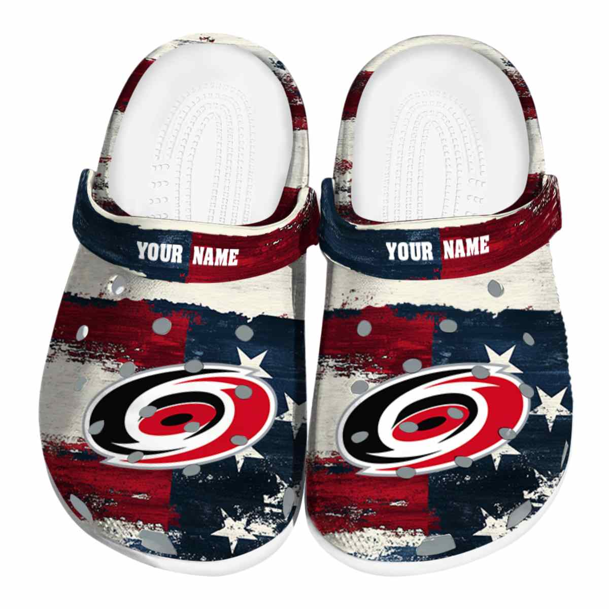 footwearmerch carolina hurricanes nhl sport crocs crocband clogs shoes comfortable for men women and kids 0xvla