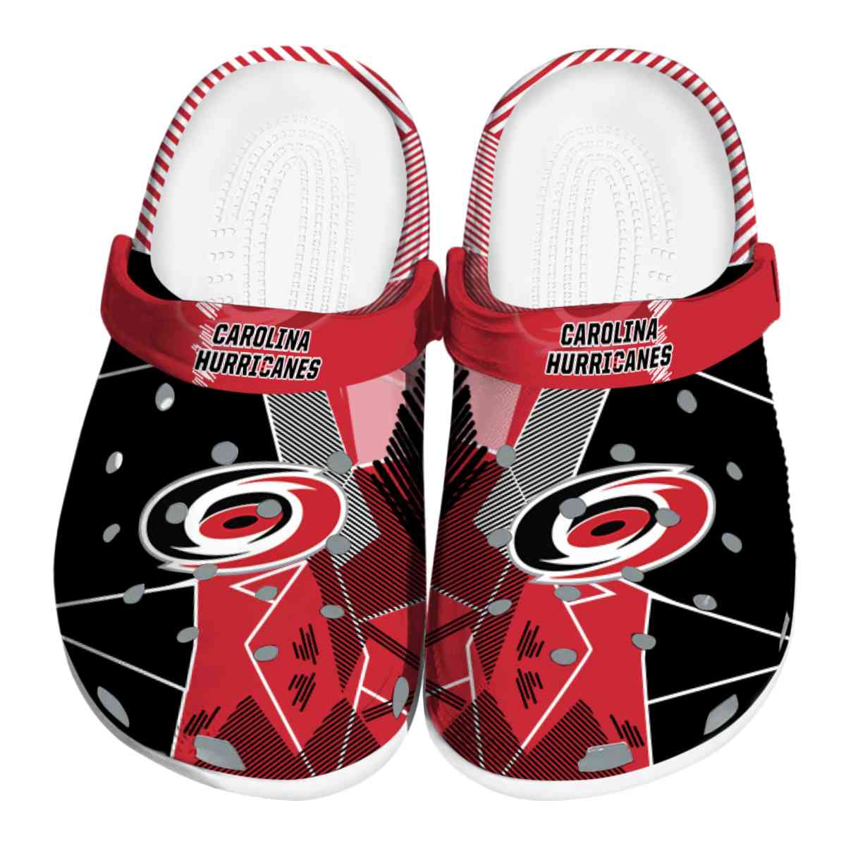 footwearmerch carolina hurricanes nhl sport crocs crocband clogs shoes comfortable for men women and kids asvn1
