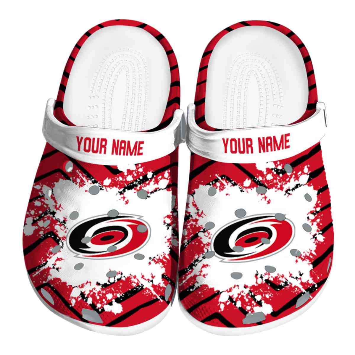 footwearmerch carolina hurricanes nhl sport crocs crocband clogs shoes comfortable for men women and kids joe3x