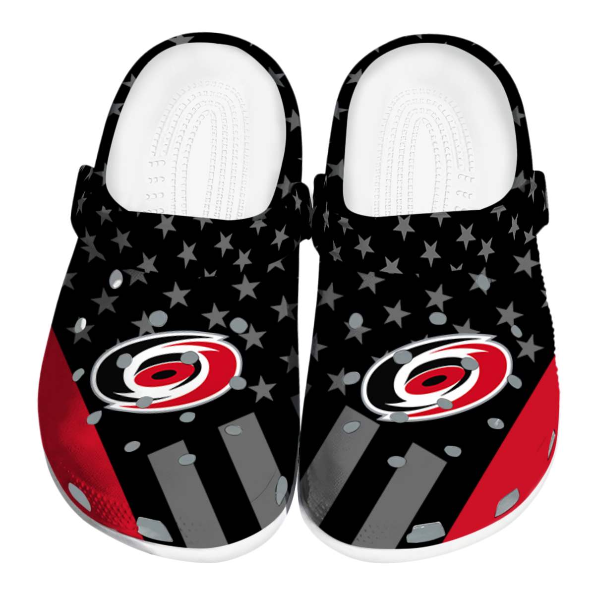 footwearmerch carolina hurricanes nhl sport crocs crocband clogs shoes comfortable for men women and kids jxgl5
