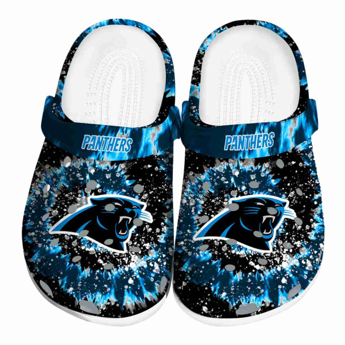 footwearmerch carolina panthers nfl sport crocs crocband clogs shoes comfortable for men women and kids m2eyi