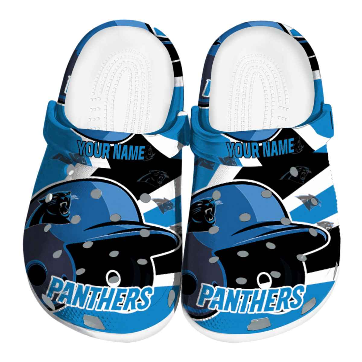 footwearmerch carolina panthers nfl sport crocs crocband clogs shoes comfortable for men women and kids sdtik