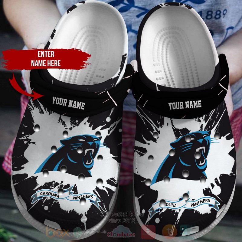 footwearmerch carolina panthers nfl sport crocs crocband clogs shoes comfortable for men women and kids zz1cz